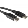 ROLINE - Cabo DisplayPort - DisplayPort (M) para DisplayPort (M) - 2 m - Preto (11.04.5762)