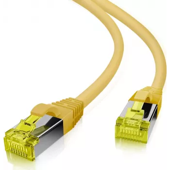 Cabo de rede Helos 263783 amarelo 10 m Cat6a S/FTP