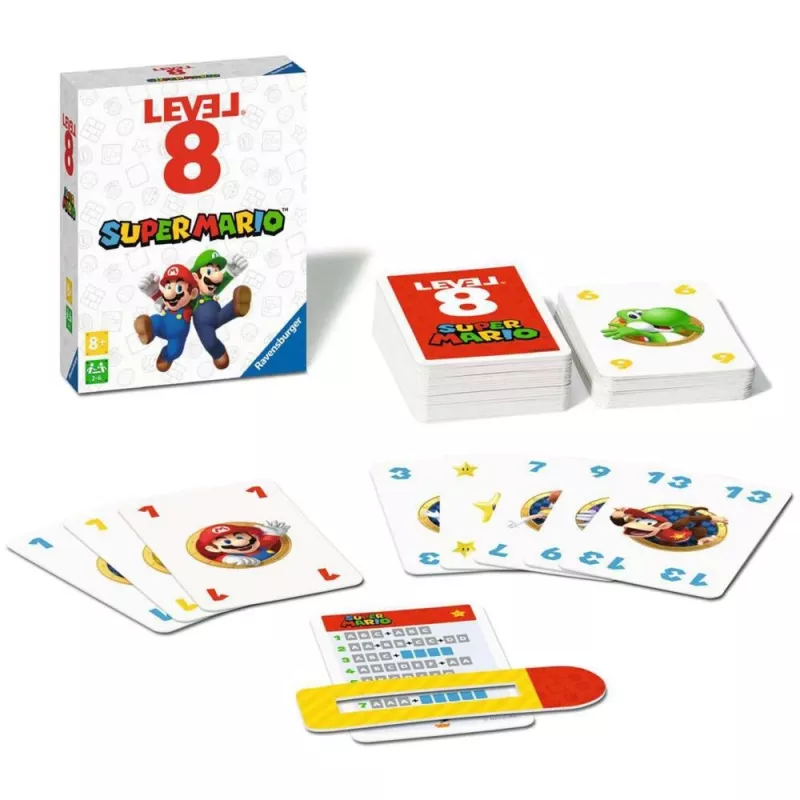 Super Mario Level 8, jogo de cartas