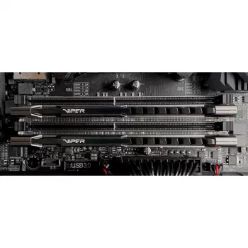 Memória Desktop DDR4 64GB (2x32GB) 3200MHz PATRIOT Viper Steel 288‑pin DIMM CL16 1.35V