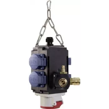 AS Schwabe 60734 distribuidor de corrente, preto