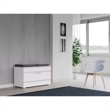 Módulo superior para sapateiro fechado e shop OPAL SZAFKA BIEL — branco, aglomerado, B850×H450 mm, moldura de 16 mm