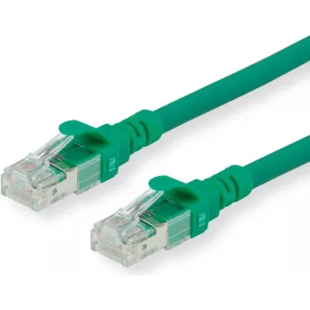 Roline - cabo patch - RJ-45 (macho) para RJ-45 (macho) - 3 m - SFTP, PiMF - CAT 6 - isento de halogéneos, moldado, fio flexível - verde