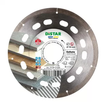 Disco de corte e desbaste diamantado Distar 230 mm — Modelo 11115421009 para betão e asfalto