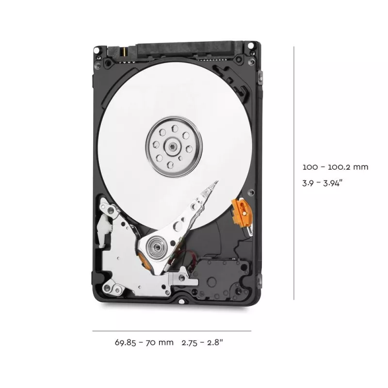 Disco HDD Western Digital 2 TB 2,5 inch Serial ATA III WD20SPZX