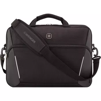 Pasta para portátil Wenger XE Compact Brief 16 com compartimento para tablet, preto