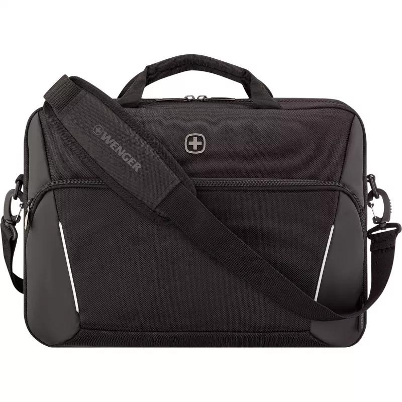 Pasta para portátil Wenger XE Compact Brief 16 com compartimento para tablet, preto