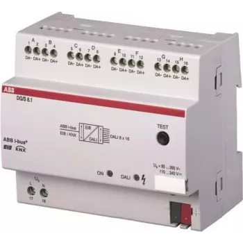 ABB STOTZ-KONTAKT gateway DALI DG/S8.1 8 canais (2CDG110025R0011)
