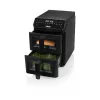 Princess Double Stack Airfryer | 182490 | Potência 3000 W | Capacidade 11,2 L | Preto