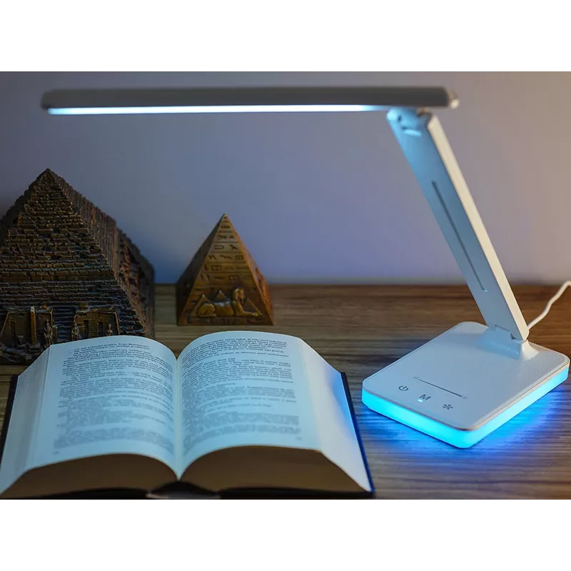 Candeeiro de secretária LED Tracer 47705 Prisma branco