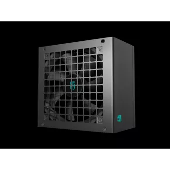 Fonte de alimentação ATX DeepCool PF600X 600W 80 PLUS Bronze, 600 W, ventoinha de 12 cm, ATX 2.52, 24 pinos, 2×(6+2) PCIe, 8×SATA