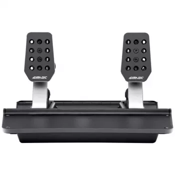 Sistema de pedais Simagic S301 com célula de carga de 100 kg e sensores Hall