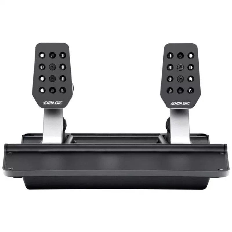 Sistema de pedais Simagic S301 com célula de carga de 100 kg e sensores Hall