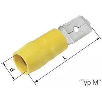 Lapp L-RC 63 M - L-RC 63 M - amarelo - ficha - reto - latão - poliamida - latão (63103040)