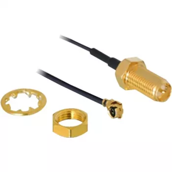 Antena DeLOCK RP-SMA WL I-PEX M / RP-SMA F preto