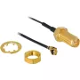 Antena DeLOCK RP-SMA WL I-PEX M / RP-SMA F preto