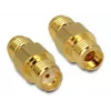 DeLOCK - Adaptador de antena - SMA (F) - SMA (F) (88478)