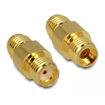 DeLOCK - Adaptador de antena - SMA (F) - SMA (F) (88478)
