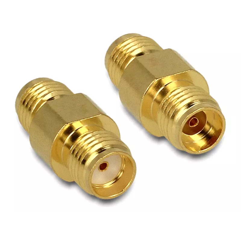 DeLOCK - Adaptador de antena - SMA (F) - SMA (F) (88478)