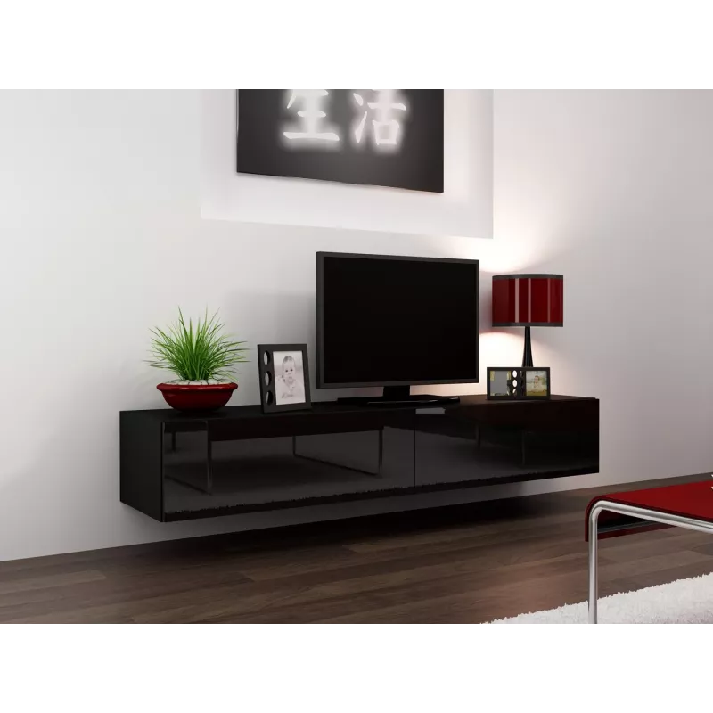Suporte de TV Cama VIGO '180' 30/180/40 preto/preto brilhante