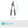Gardena tesoura de poda EasyCut S cinzento/turquesa 50 cm (12030-88)