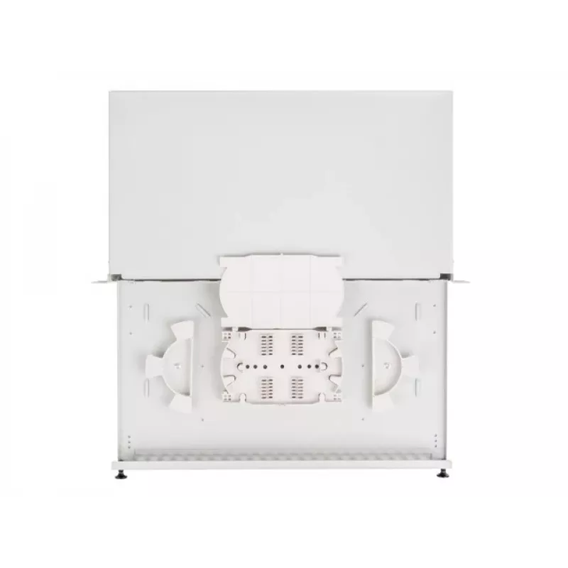 Patch panel Lanberg FOP1-12SS-LDS cinzento ABS aço 19 polegadas