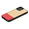 Capa de proteção Man and Wood para iPhone 12 mini – preto