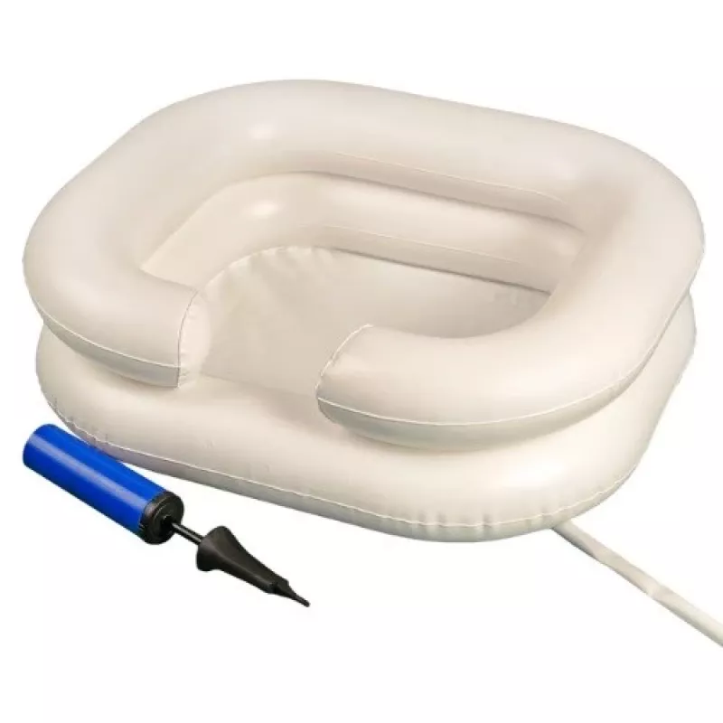 Conjunto insuflável de lavatório e duche para lavagem de cabelo RF-961