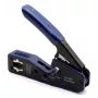 Alicate de cravar fichas pass-through RJ45 (8P8C) cat.5e/cat.6