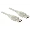 Cabo USB DeLOCK 83889 USB 2.0 2 m Transparente