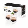 Conjunto de copos de café expresso Eta 80 ml transparente vidro borossilicato