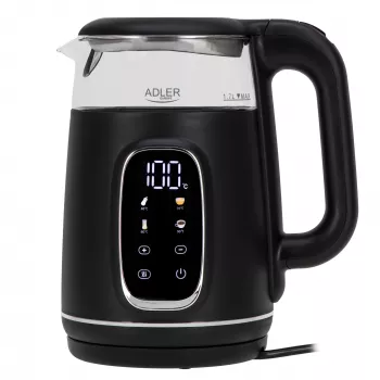 ADLER AD 1305 chaleira elétrica preto/prateado