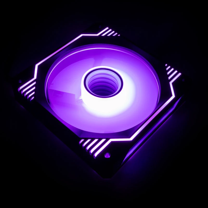 Ventoinha Kolink Umbra X ARGB PWM 120mm — 1.600 rpm, 24 dB, preto