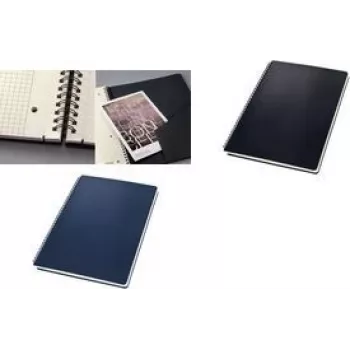Caderno com capa dura Sigel Conceptum A4 quadriculado azul-escuro CO824 — A4 quadriculado, capa azul-escura