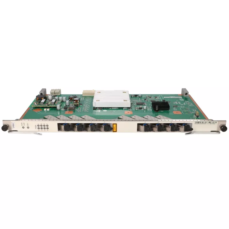 Optical Network Terminal HUAWEI H807GPBH — placa GPON com 8× portas GPON 2.5G e slot SFP