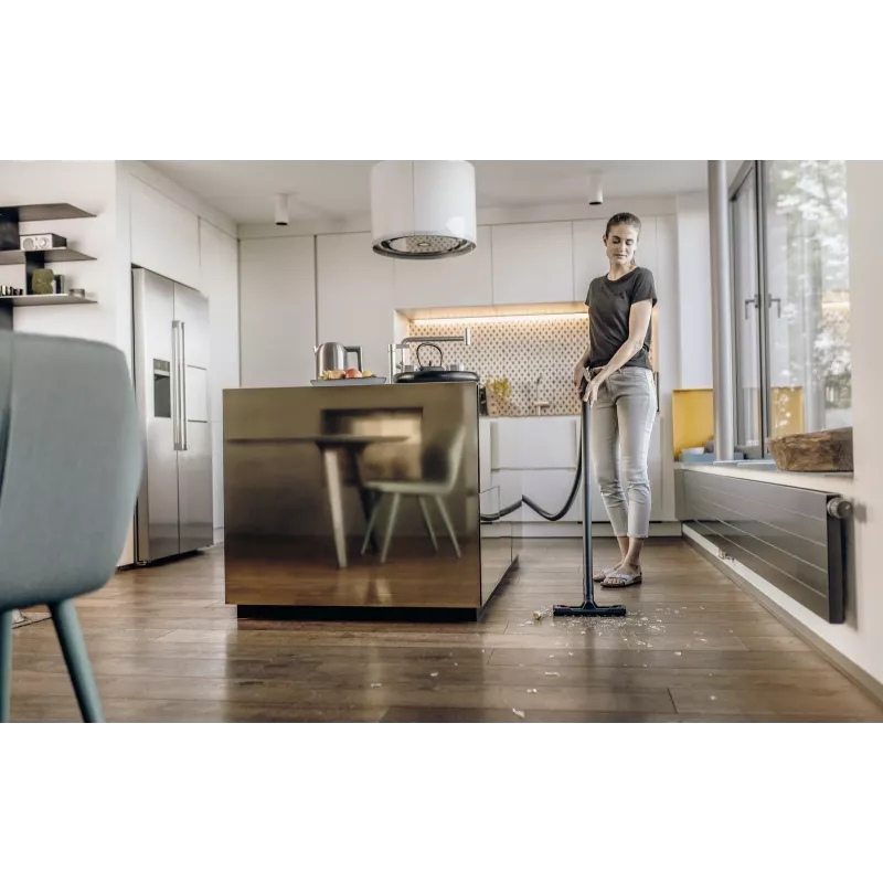 Aspirador Kärcher 1.628-401.0 – húmido e seco, 12 L, 1.000 W, acessórios 35 mm, mangueira 1,8 m