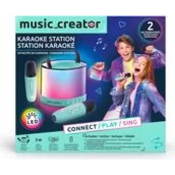 Estação de karaoke mini portátil Canal Toys INF044 com conectividade Bluetooth, altifalante portátil com microfone a pilhas