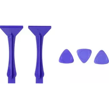 Conjunto de ferramentas de abertura Basetech 1550666 – 5 ferramentas de alavanca em plástico para desmontagem de dispositivos e revestimentos
