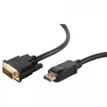 Adaptador de cabo de vídeo ShiverPeaks BS77490-1 1m DisplayPort DVI preto