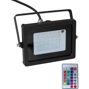 Projetor LED EUROLITE FL-30 SMD RGB 30W IP65 – projetor RGB de exterior 30 W