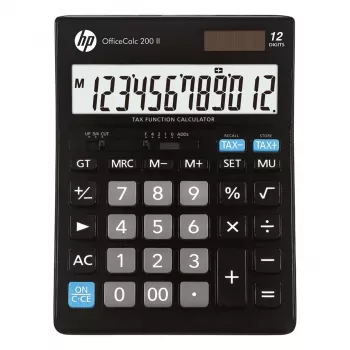 HP OfficeCalc 200 II calculadora de secretária, preta