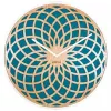 Relógio de parede NeXtime 3150tq Sun Small, Ø35 cm, turquesa