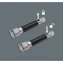 Wera 8796 SA Zyklop Extensão longa flexível, 1/4 in