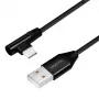 Cabo USB LogiLink CU0137 USB 2.0 0,3 M USB A para USB C preto