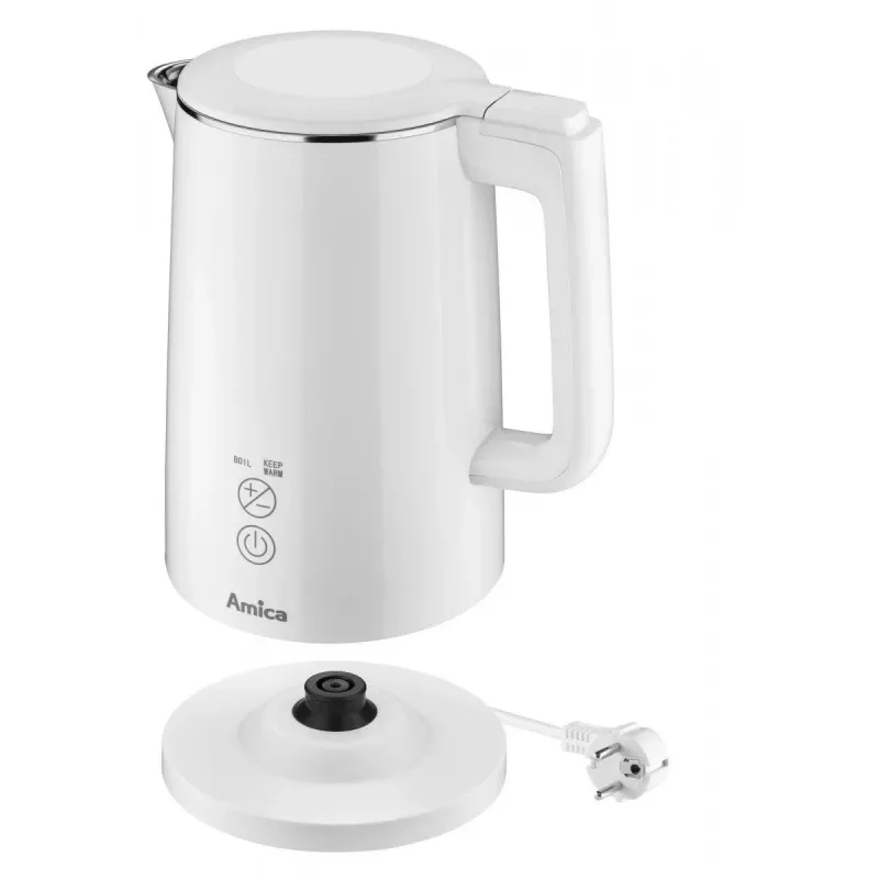 Chaleira elétrica AMICA 1,5 L 2200 W prateado