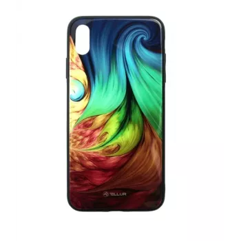 Película de vidro Tellur Cover Glass print para iPhone XS Max — vidro temperado impresso