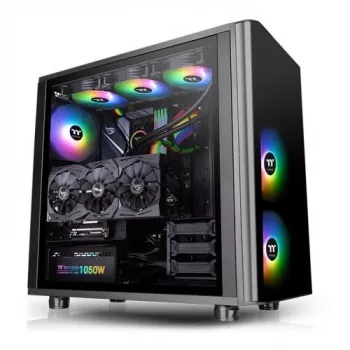 Thermaltake View 31 TG - Edição ARGB - Torre MIDI - ATX - sem fonte de alimentação (PS/2) - preto - USB/Áudio