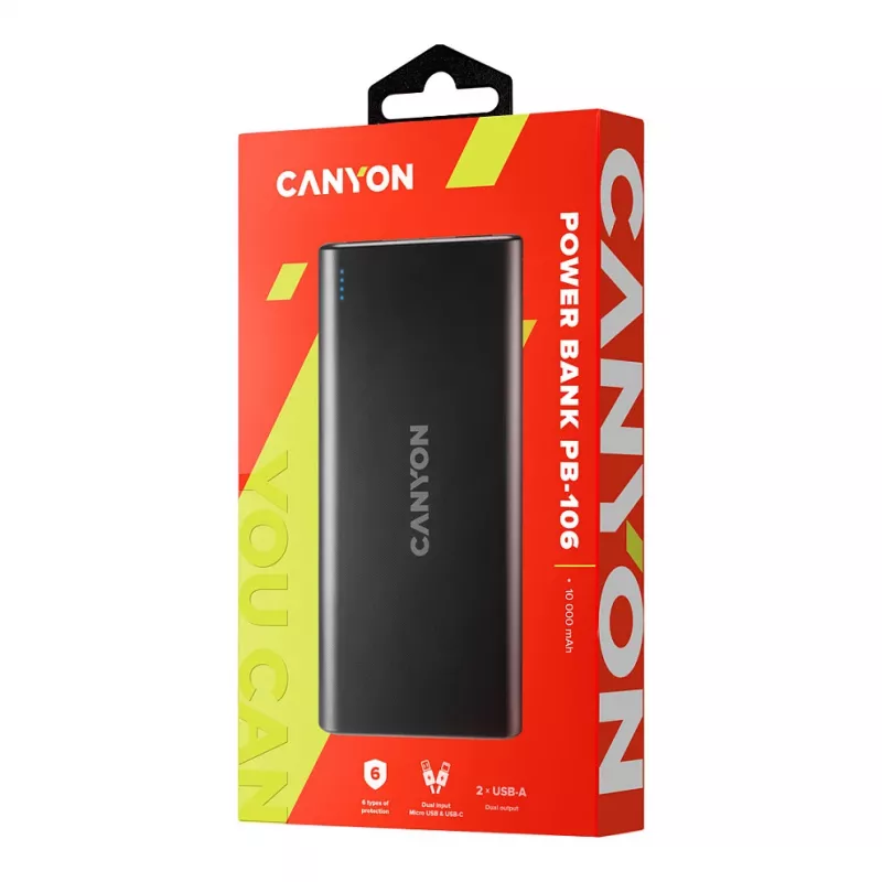 Carregador portátil Canyon PB-106 10000 mAh