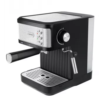 Máquina de café expresso ESPERANZA EKC011 — depósito de água de 1,8 L, 850 W, 20 bar, controlo tátil, espumador de leite