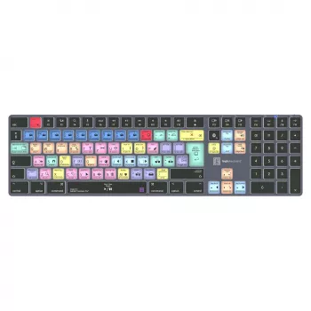 LogicKeyboard Titan DE Teclado Mac para Adobe Premiere Pro CC — layout alemão
